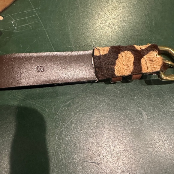 J. Crew Collection Cow Hide Leather Belt Tan Brown Genuine Leather Size Small - Picture 9 of 13